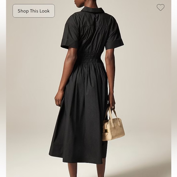 J Crew Elena shirt-dress in cotton poplin - Picture 3 of 5